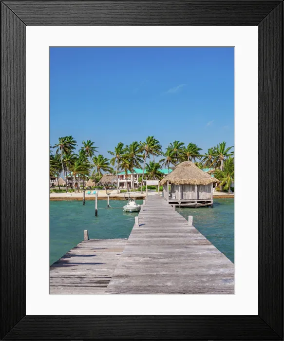 Framed Print : Victoria House Resort at the waterfront of San Pedro Town, Ambergris Caye, Belize District, Belize Framed Print : Victoria House Resort at the waterfront of San Pedro Town, Ambergris Caye, Belize District, Belize