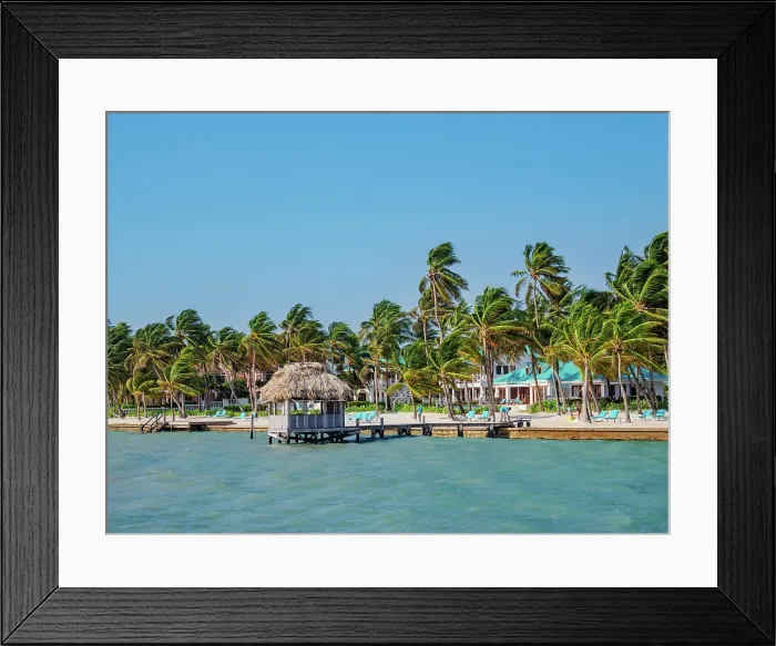Framed Print : Victoria House Resort at the waterfront of San Pedro Town, Ambergris Caye, Belize District, Belize Framed Print : Victoria House Resort at the waterfront of San Pedro Town, Ambergris Caye, Belize District, Belize