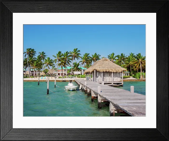 Framed Print : Victoria House Resort at the waterfront of San Pedro Town, Ambergris Caye, Belize District, Belize Framed Print : Victoria House Resort at the waterfront of San Pedro Town, Ambergris Caye, Belize District, Belize
