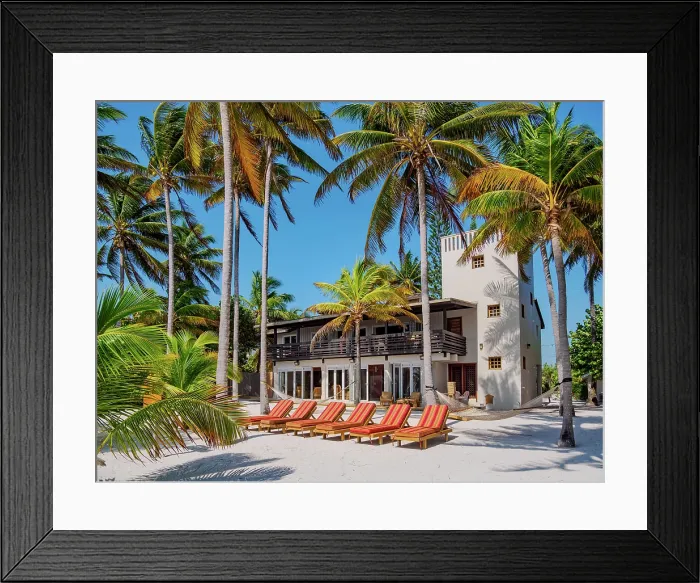 Framed Print : Waterfront of San Pedro Town, Ambergris Caye, Belize District, Belize Framed Print : Waterfront of San Pedro Town, Ambergris Caye, Belize District, Belize