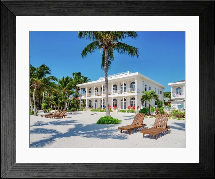 Framed Print : Tara Del Sol Resort at the waterfront of San Pedro Town, Ambergris Caye, Belize District, Belize Framed Print : Tara Del Sol Resort at the waterfront of San Pedro Town, Ambergris Caye, Belize District, Belize