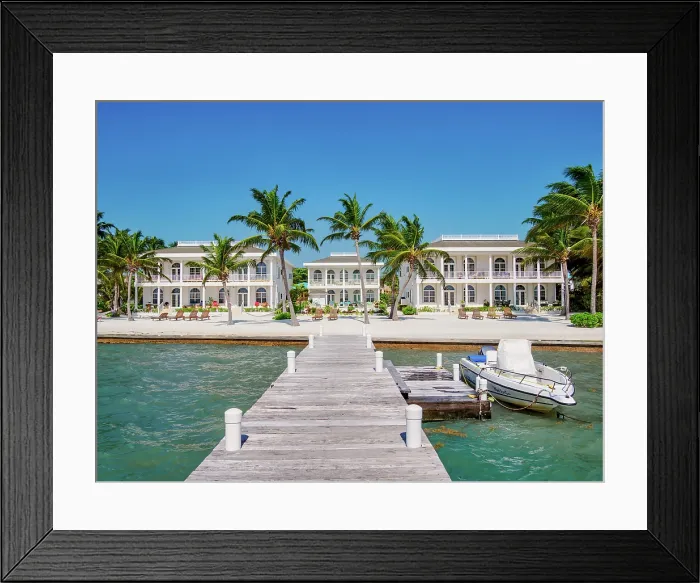 Framed Print : Tara Del Sol Resort at the waterfront of San Pedro Town, Ambergris Caye, Belize District, Belize Framed Print : Tara Del Sol Resort at the waterfront of San Pedro Town, Ambergris Caye, Belize District, Belize