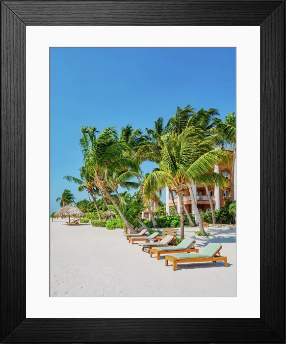 Framed Print : Lighthouse Beach Villas at the waterfront of San Pedro Town, Ambergris Caye, Belize District, Belize Framed Print : Lighthouse Beach Villas at the waterfront of San Pedro Town, Ambergris Caye, Belize District, Belize
