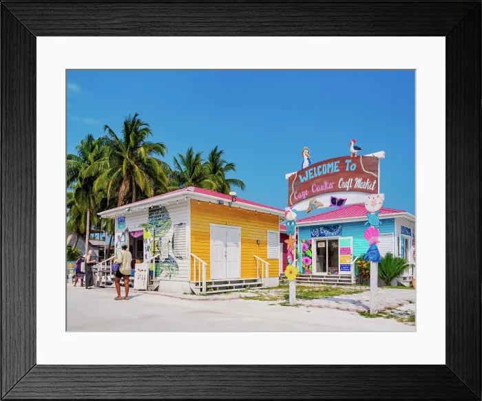 Framed Print : Craft Market at Caye Caulker Village, Caye Caulker, Belize District, Belize Framed Print : Craft Market at Caye Caulker Village, Caye Caulker, Belize District, Belize