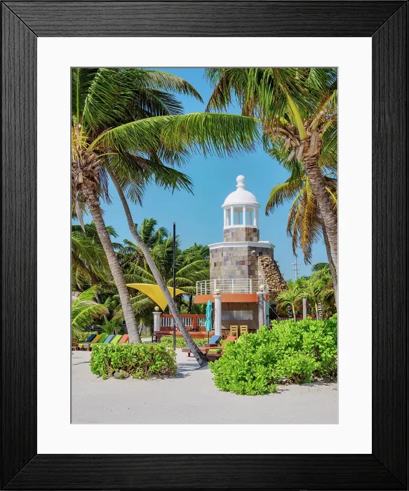 Framed Print : Lighthouse Beach Villas at the waterfront of San Pedro Town, Ambergris Caye, Belize District, Belize Framed Print : Lighthouse Beach Villas at the waterfront of San Pedro Town, Ambergris Caye, Belize District, Belize