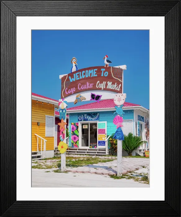 Framed Print : Craft Market at Caye Caulker Village, Caye Caulker, Belize District, Belize Framed Print : Craft Market at Caye Caulker Village, Caye Caulker, Belize District, Belize