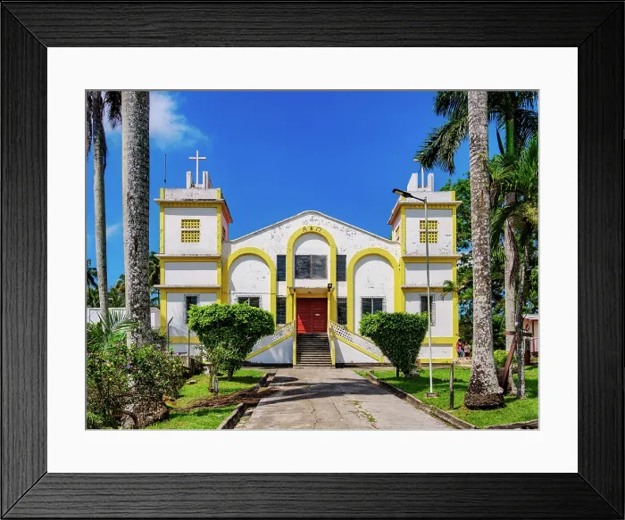 Framed Print : Sacred Heart Parish Church, San Ignacio, Cayo District, Belize Framed Print : Sacred Heart Parish Church, San Ignacio, Cayo District, Belize