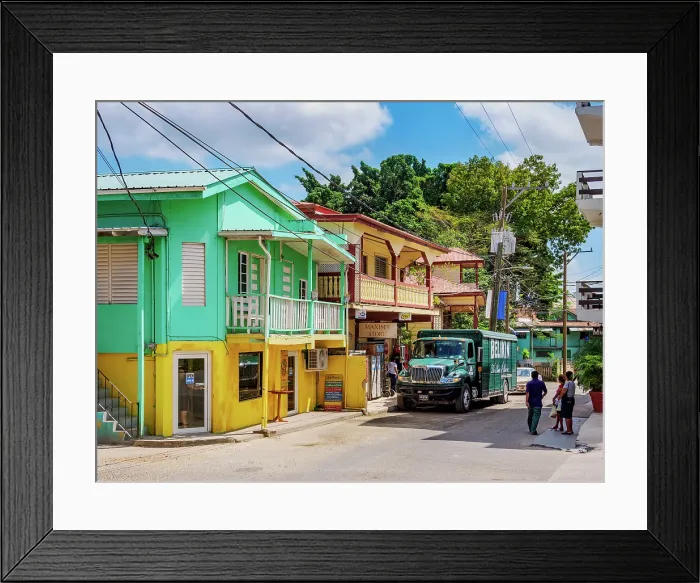 Framed Print : Street of San Ignacio, Cayo District, Belize Framed Print : Street of San Ignacio, Cayo District, Belize