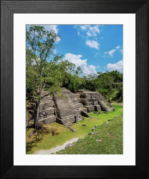 Framed Print : Mayan Ruins at Xunantunich Archaeological Site, Cayo District, Belize
