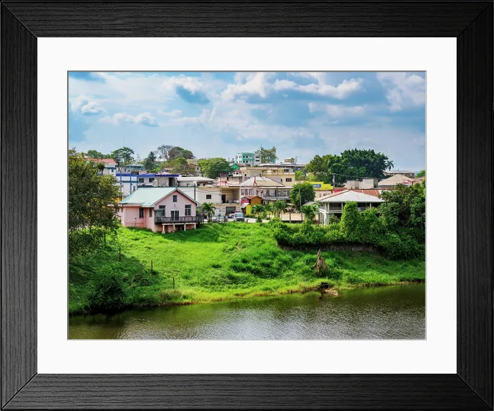 Framed Print : Macal River, San Ignacio, Cayo District, Belize Framed Print : Macal River, San Ignacio, Cayo District, Belize