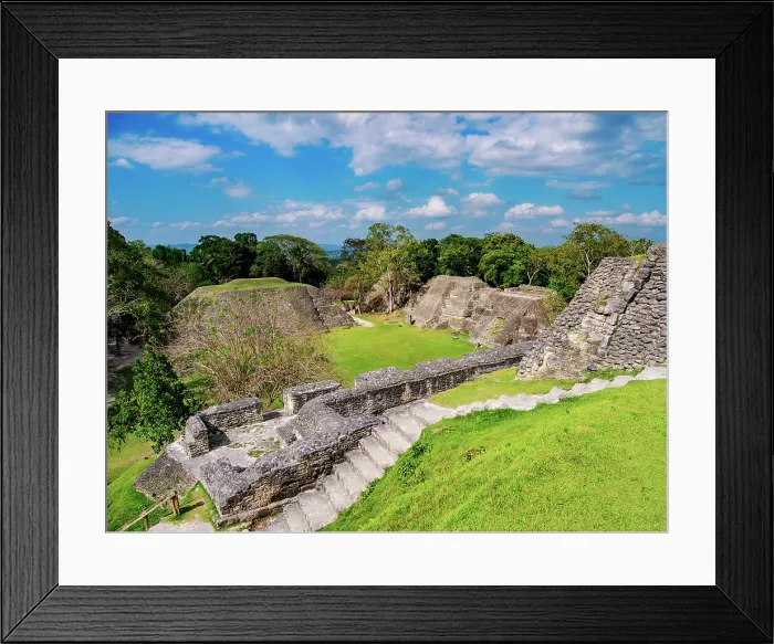 Framed Print : Xunantunich Archaeological Site, elevated view from El Castillo, Cayo District, Belize Framed Print : Xunantunich Archaeological Site, elevated view from El Castillo, Cayo District, Belize