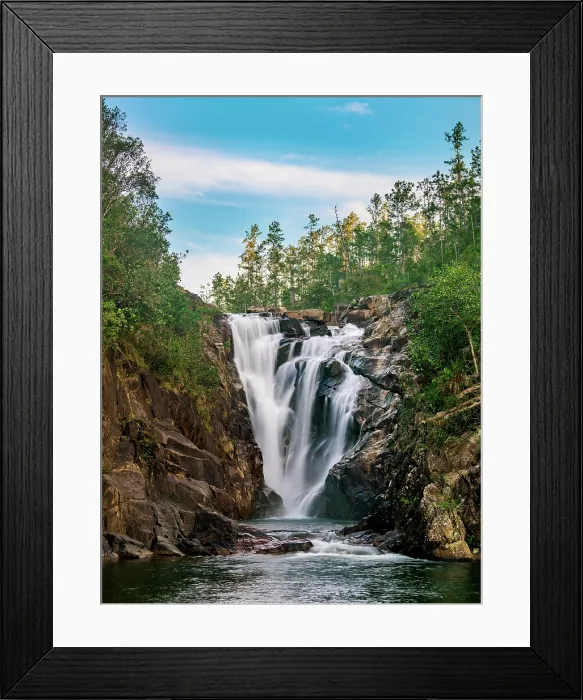 Framed Print : Big Rock Falls at the Privassion Creek, Mountain Pine Ridge Forest Reserve, Cayo District, Belize Framed Print : Big Rock Falls at the Privassion Creek, Mountain Pine Ridge Forest Reserve, Cayo District, Belize