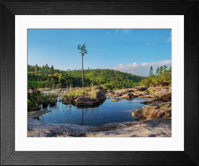 Framed Print : Natural swimming pools at Rio On Pools, Mountain Pine Ridge Forest Reserve, Cayo District, Belize Framed Print : Natural swimming pools at Rio On Pools, Mountain Pine Ridge Forest Reserve, Cayo District, Belize