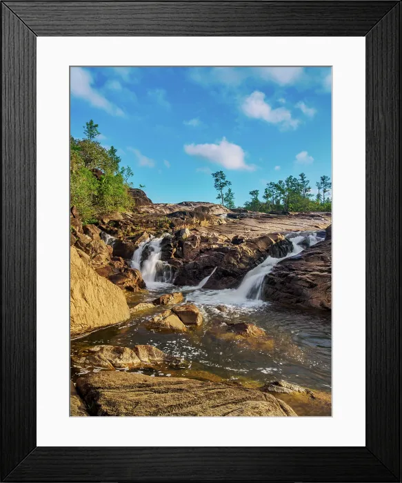 Framed Print : Waterfall at Rio On Pools, Mountain Pine Ridge Forest Reserve, Cayo District, Belize Framed Print : Waterfall at Rio On Pools, Mountain Pine Ridge Forest Reserve, Cayo District, Belize