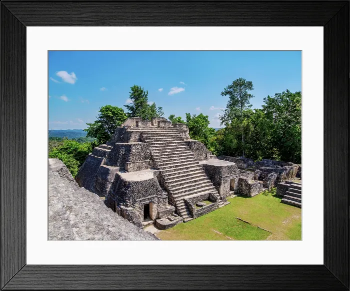 Framed Print : Temple at the top of Caana, Caracol Archaeological Site, Cayo District, Belize Framed Print : Temple at the top of Caana, Caracol Archaeological Site, Cayo District, Belize