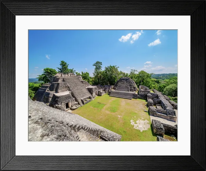 Framed Print : Temples at the top of Caana, Caracol Archaeological Site, Cayo District, Belize Framed Print : Temples at the top of Caana, Caracol Archaeological Site, Cayo District, Belize