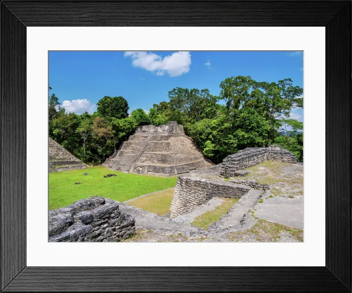 Framed Print : Mayan Ruins at Plaza A, Caracol Archaeological Site, Cayo District, Belize Framed Print : Mayan Ruins at Plaza A, Caracol Archaeological Site, Cayo District, Belize