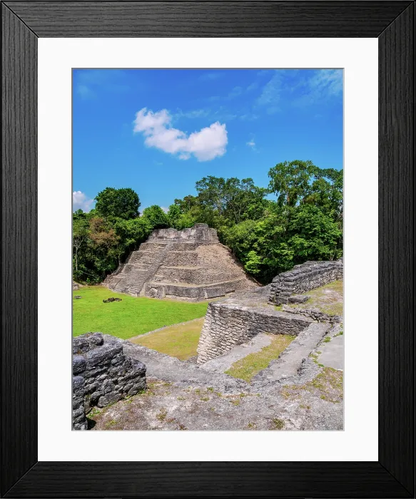 Framed Print : Mayan Ruins at Plaza A, Caracol Archaeological Site, Cayo District, Belize Framed Print : Mayan Ruins at Plaza A, Caracol Archaeological Site, Cayo District, Belize
