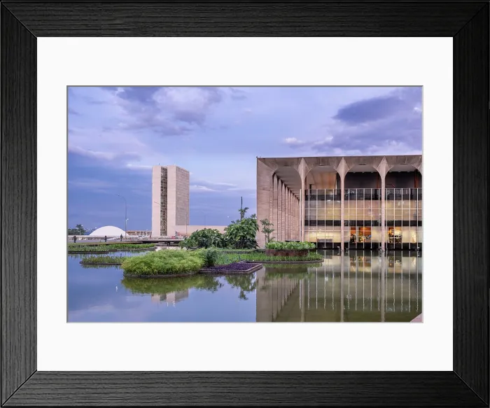 Framed Print : South America, Brazil, Brasilia, Distrito Federal. Government buildings in Brazil's capital city Framed Print : South America, Brazil, Brasilia, Distrito Federal. Government buildings in Brazil's capital city