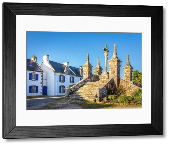 Framed Print : Calvary on the Ile de Saint-Cado, Morbihan, Brittany, France Framed Print : Calvary on the Ile de Saint-Cado, Morbihan, Brittany, France