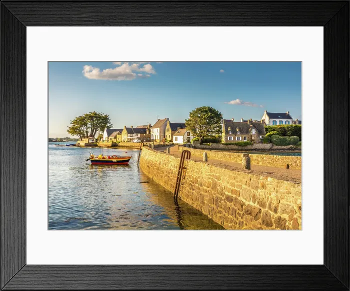 Framed Print : The Pont de Saint-Cado with a view of the Ile de Saint-Cado, Morbihan, Brittany, France Framed Print : The Pont de Saint-Cado with a view of the Ile de Saint-Cado, Morbihan, Brittany, France