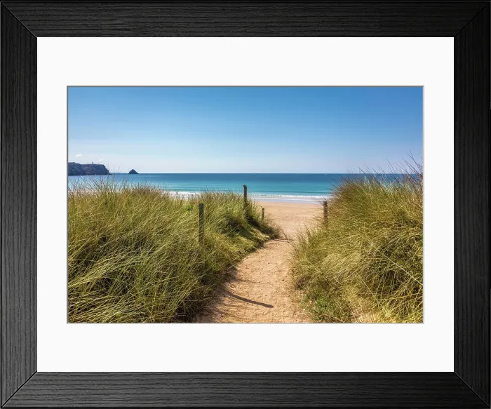 Framed Print : Path to Plage de Pen Hat beach, Camaret-sur-Mer, Finistere, Brittany, France Framed Print : Path to Plage de Pen Hat beach, Camaret-sur-Mer, Finistere, Brittany, France