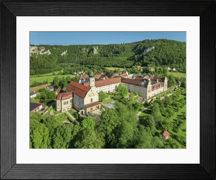 Framed Print : Beuron Monastery, Upper Danube Nature Park, Danube Valley, Swabian Jura, Baden-Wurttemberg, Germany Framed Print : Beuron Monastery, Upper Danube Nature Park, Danube Valley, Swabian Jura, Baden-Wurttemberg, Germany
