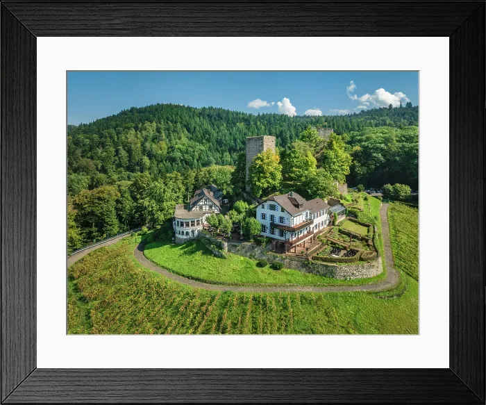 Framed Print : Burg Windeck Castle, Bühl, Black Forest, Baden-Wurttemberg, Germany Framed Print : Burg Windeck Castle, Bühl, Black Forest, Baden-Wurttemberg, Germany