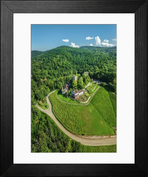 Framed Print : Burg Windeck Castle, Bühl, Black Forest, Baden-Wurttemberg, Germany Framed Print : Burg Windeck Castle, Bühl, Black Forest, Baden-Wurttemberg, Germany