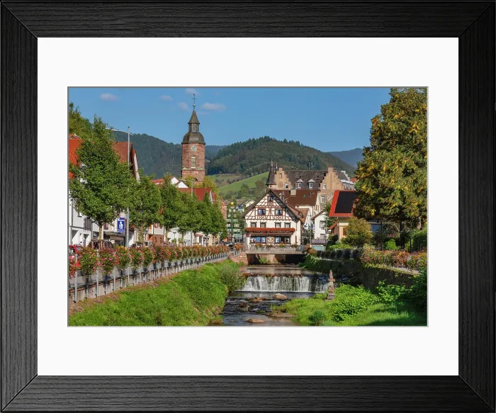 Framed Print : Oppenau, Black Forest, Baden-Wurttemberg, Germany