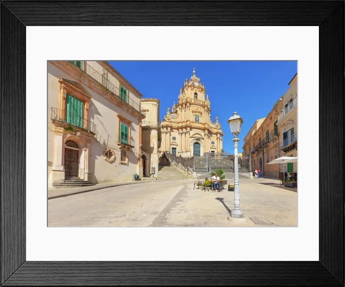 Framed Print : Duomo di San Giorgio, Ragusa Ibla, Ragusa province, Sicily, Italy