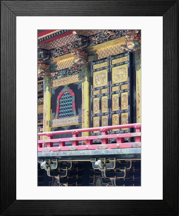 Framed Print : Door of Haiden (Main Shrine) of Mausoleum of Iemitsu at Rinnoji Temple (UNESCO World Heritage Site), Nikko, Tochigi, Japan Framed Print : Door of Haiden (Main Shrine) of Mausoleum of Iemitsu at Rinnoji Temple (UNESCO World Heritage Site), Nikko, Tochigi, Japan