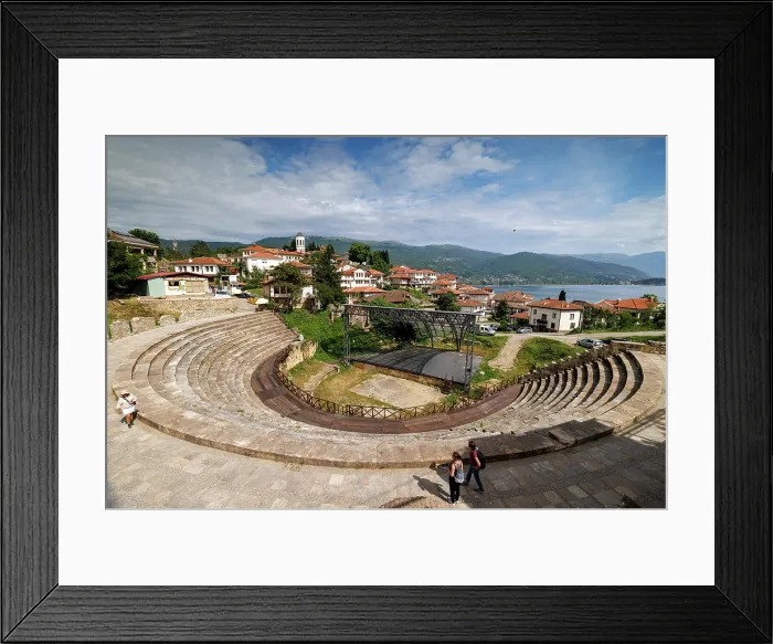 Framed Print : Amphitheatre, Ohrid, North Macedonia Framed Print : Amphitheatre, Ohrid, North Macedonia