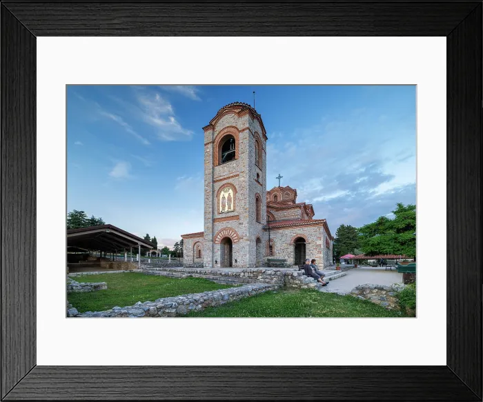 Framed Print : Church of Saints Clement and Panteleimon, Ohrid, North Macedonia Framed Print : Church of Saints Clement and Panteleimon, Ohrid, North Macedonia