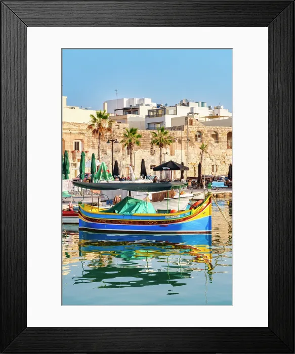 Framed Print : Fishing Harbor of Marsaxlokk, Malta Framed Print : Fishing Harbor of Marsaxlokk, Malta