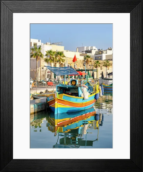 Framed Print : Fishing Harbor of Marsaxlokk, Malta Framed Print : Fishing Harbor of Marsaxlokk, Malta