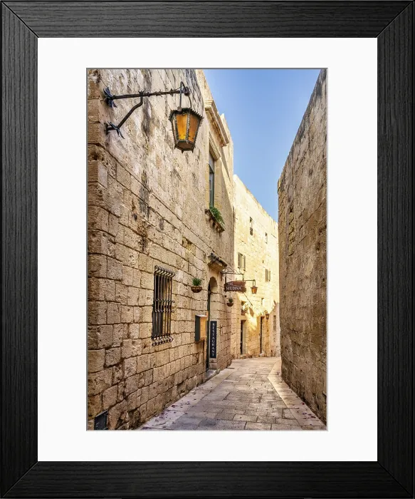 Framed Print : Mdina (old capital of Malta), Malta Framed Print : Mdina (old capital of Malta), Malta