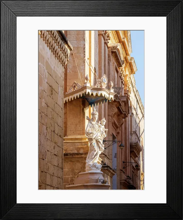 Framed Print : Mdina (old capital of Malta), Malta Framed Print : Mdina (old capital of Malta), Malta