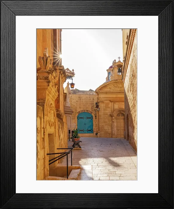 Framed Print : Mdina (old capital of Malta), Malta Framed Print : Mdina (old capital of Malta), Malta