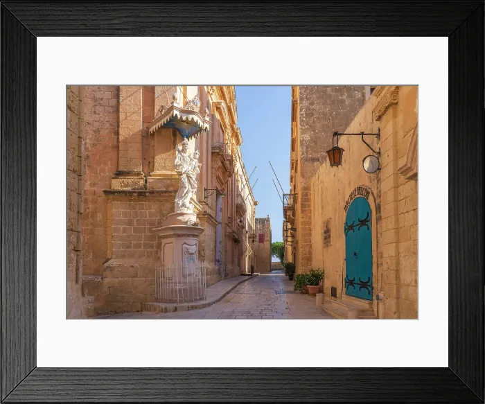 Framed Print : The Carmelite Church, Mdina (old capital of Malta), Malta Framed Print : The Carmelite Church, Mdina (old capital of Malta), Malta