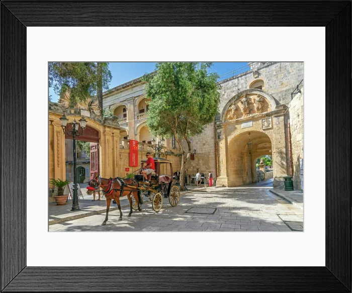Framed Print : Mdina (old capital of Malta), Malta Framed Print : Mdina (old capital of Malta), Malta
