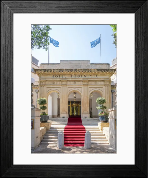 Framed Print : Hotel Phoenicia, Valletta, Malta Framed Print : Hotel Phoenicia, Valletta, Malta