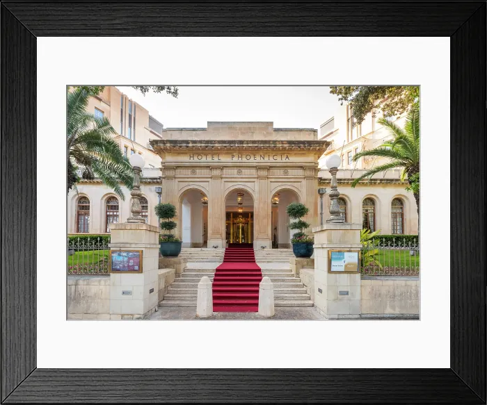 Framed Print : Hotel Phoenicia, Valletta, Malta Framed Print : Hotel Phoenicia, Valletta, Malta