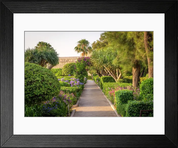 Framed Print : Hotel Phoenicia, Garden, Valletta, Malta Framed Print : Hotel Phoenicia, Garden, Valletta, Malta