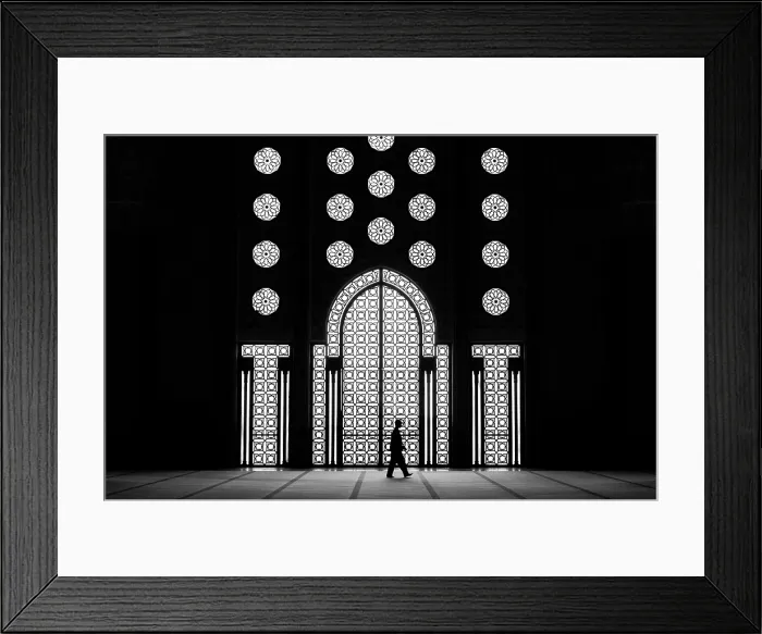Framed Print : Arches and windows with reflections in the floor, Mosque of Hassan II, Casablanca, Northern Morocco Framed Print : Arches and windows with reflections in the floor, Mosque of Hassan II, Casablanca, Northern Morocco