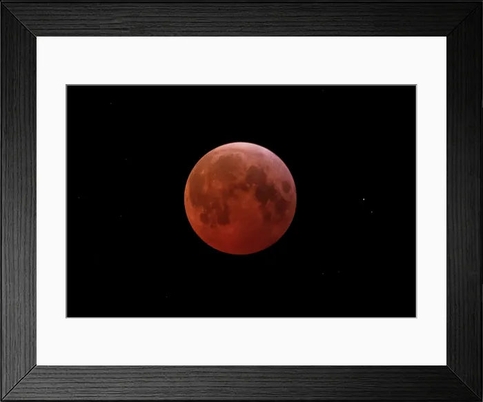 Framed Print : Blood moon, Bedford, New Hampshire, USA Framed Print : Blood moon, Bedford, New Hampshire, USA