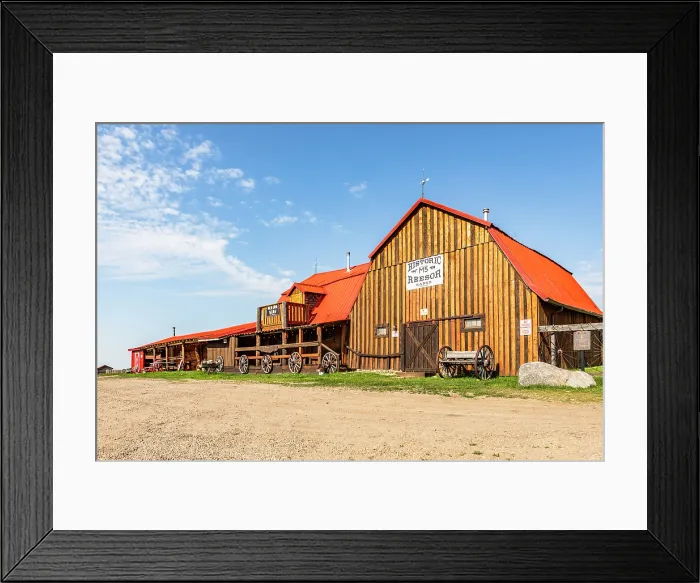 Framed Print : Historic Reesor Ranch, Saskatchewan, Canada, North America Framed Print : Historic Reesor Ranch, Saskatchewan, Canada, North America