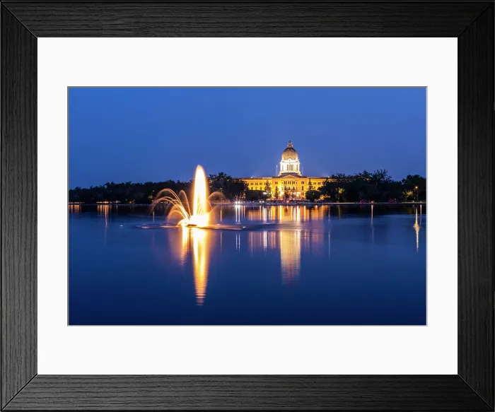 Framed Print : Wascana Centre, Regina, Saskatchewan, Canada, North America