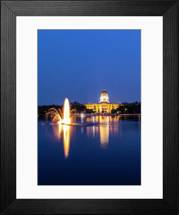 Framed Print : Wascana Centre, Regina, Saskatchewan, Canada, North America