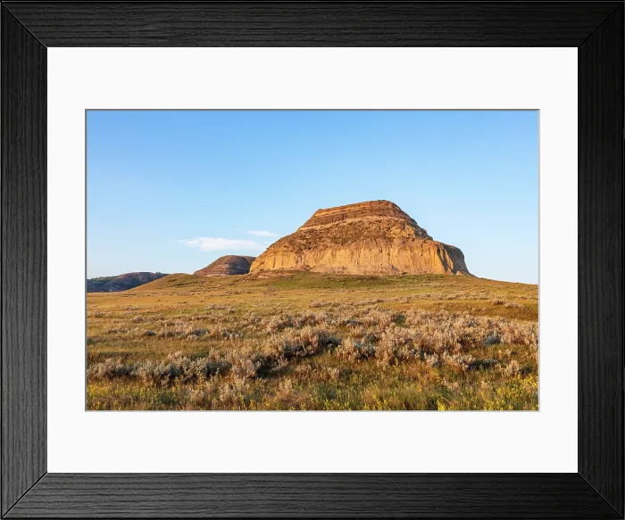 Framed Print : Castle Butte, Big Beaver, Saskatchewan, Canada, North America Framed Print : Castle Butte, Big Beaver, Saskatchewan, Canada, North America